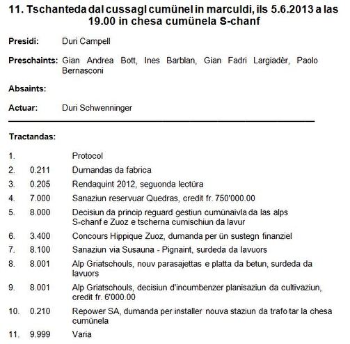 Protocol 05.06.2013