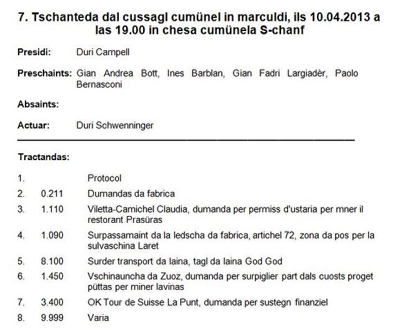 Protocol 10.04.2013