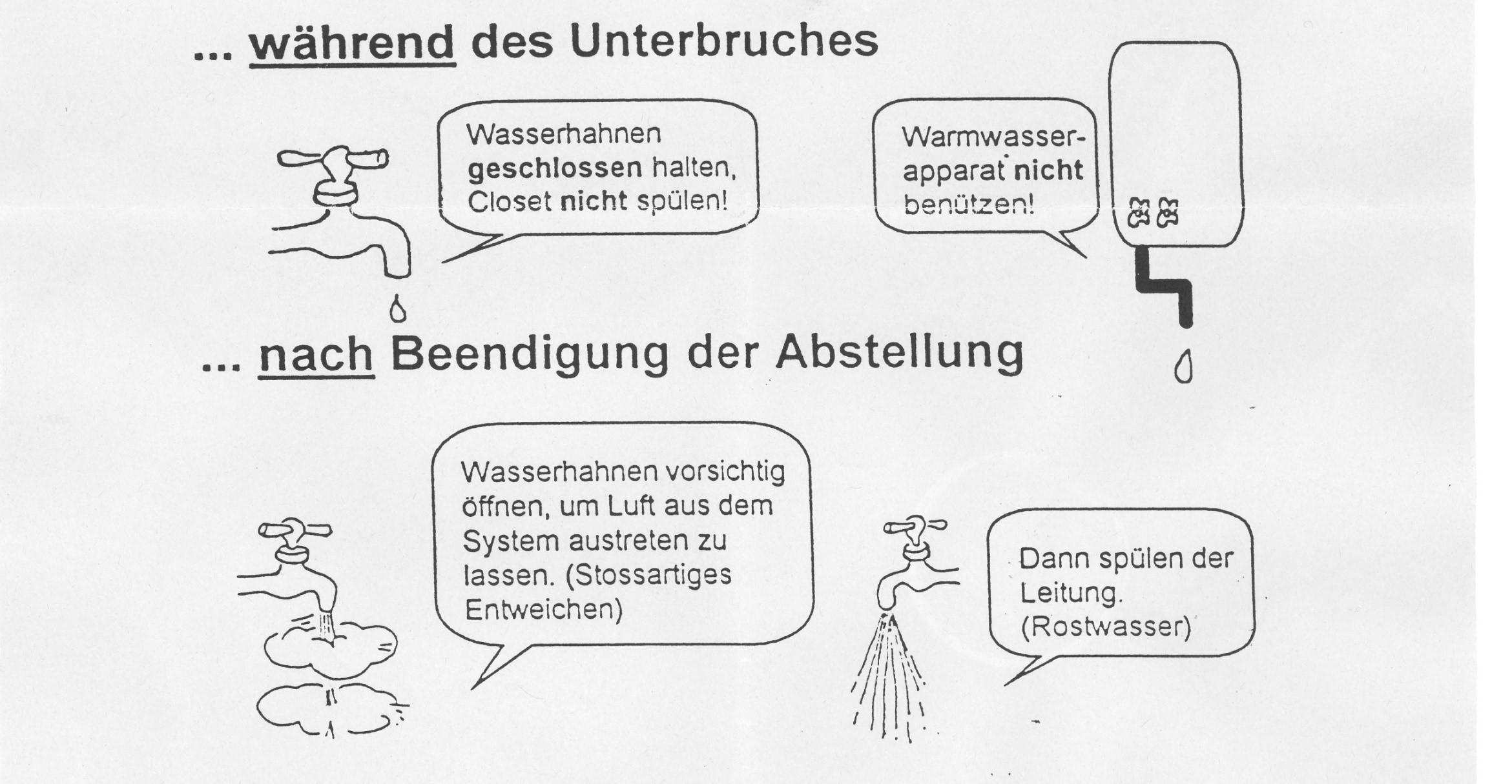 Wasserversorgung 