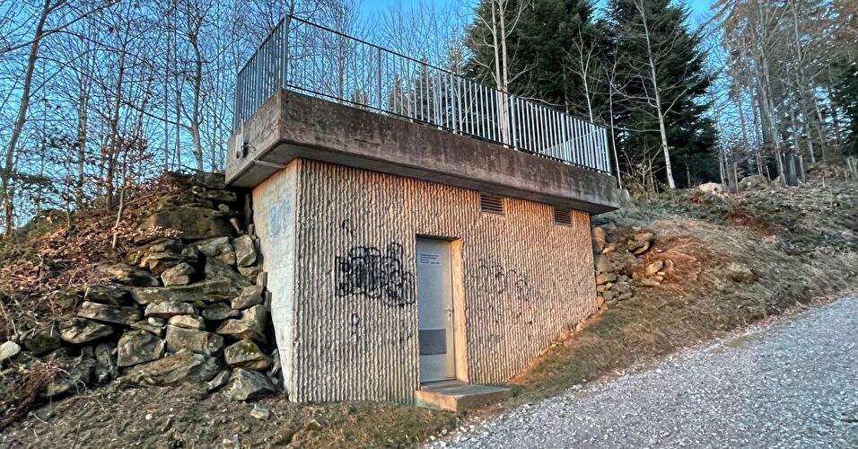 Heutiges Reservoir Frölichsegg
