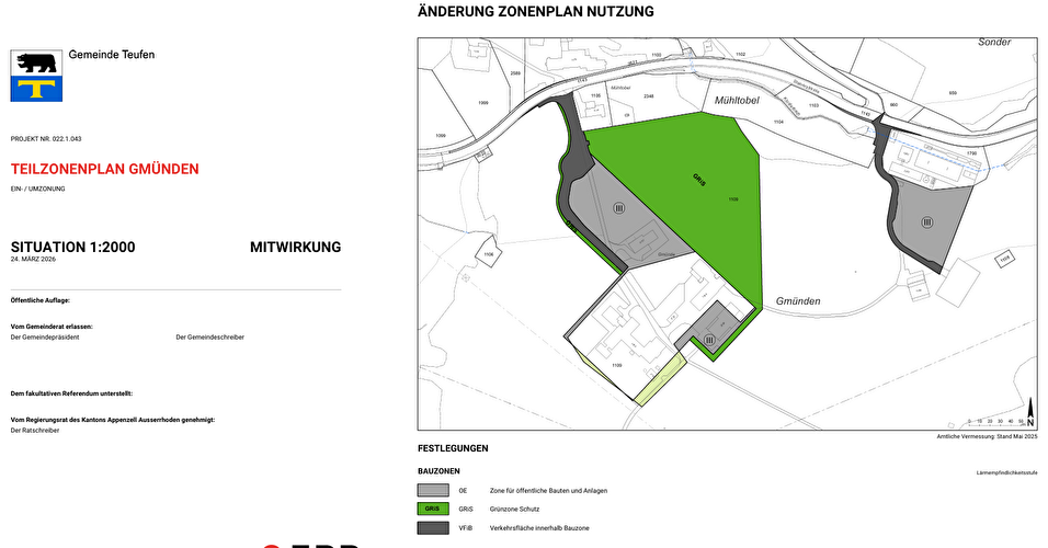 Teilzonenplan
