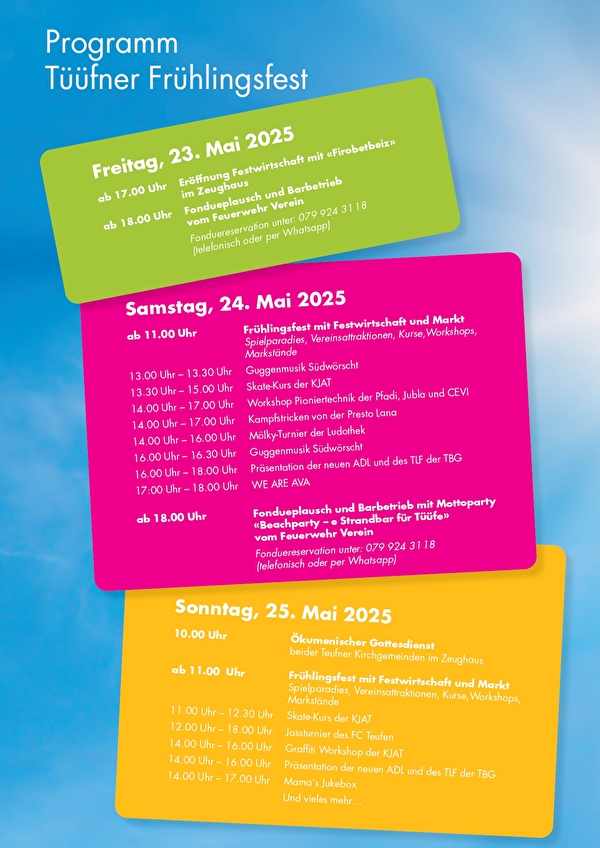 Tüüfner Frühlingsfest
