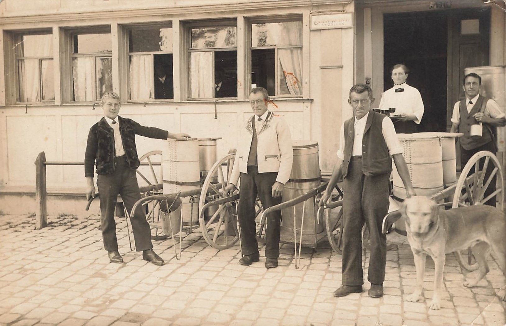 Gasthof Bahnhof, um 1940