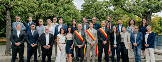 photo du Conseil municipal et du Conseil administratif