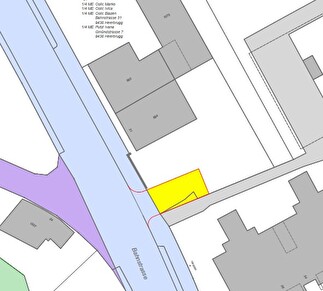 Auszug Teilstrassenplan Bahnstrasse Abzweiger GS 54
