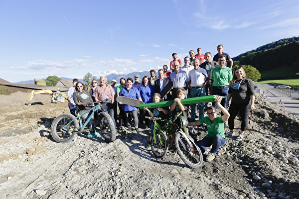 Spatenstich Pumptrack Mittelrheintal vom 5. September 2017
