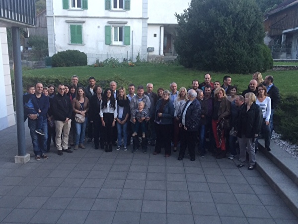 Photo des participants de la réception des nouveaux habitants 2015