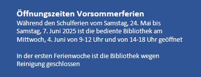 Vorsommerferien