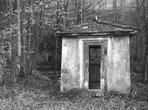 Altes Pumphäuschen im Ursprung, Aufnahme 1929