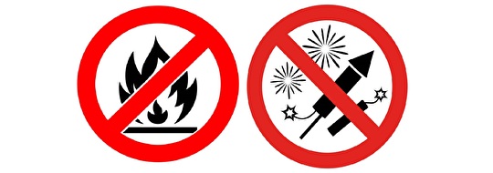 Feuerverbot/Feuerwerksverbot