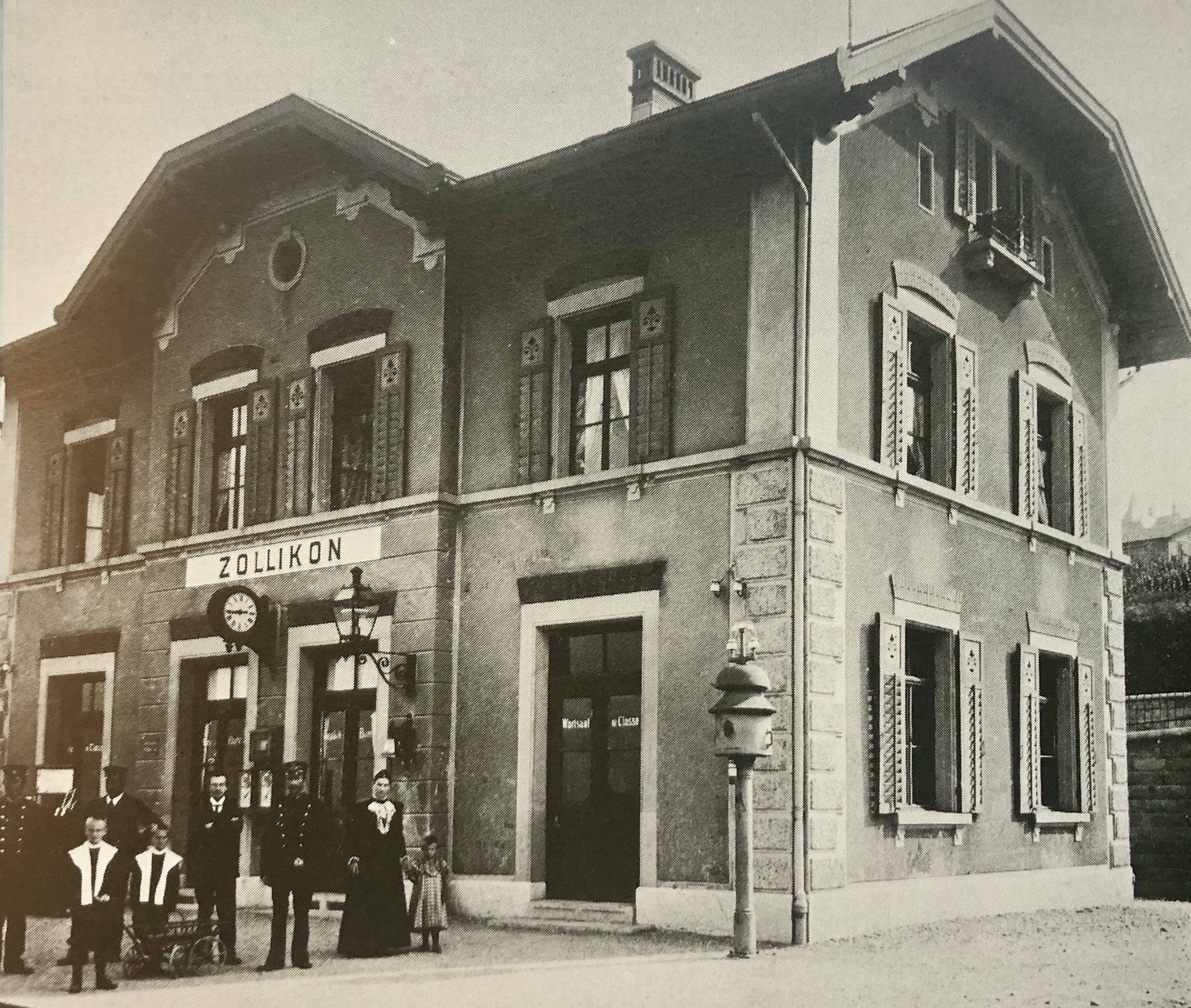 Bahnhof Zollikon um 1900