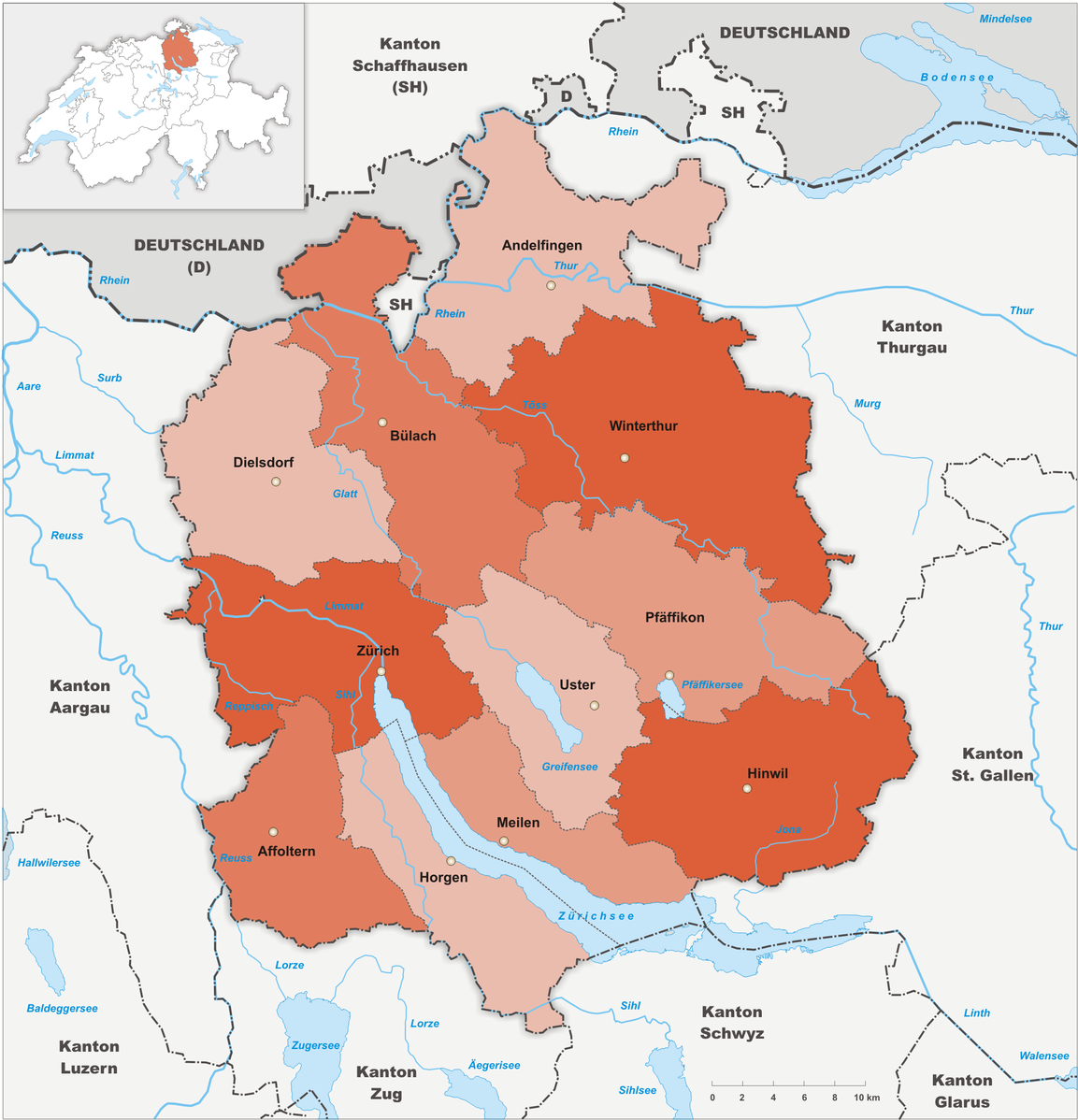 Bezirke 1986