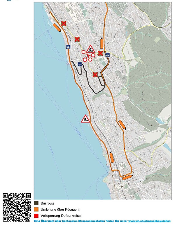 Sperrung Dufourplatz