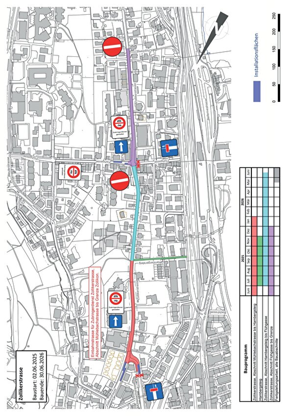 Bauprogramm Zollikerstrasse