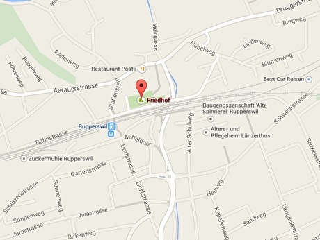 Wegbeschreibung zum Friedhof