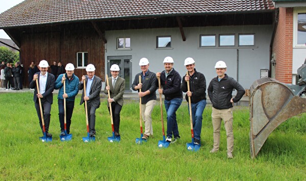 Bild Spatenstich Projekt Neubau MFH Heuweg 6