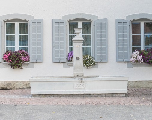 Brunnen bei Kiga Alter Schulweg