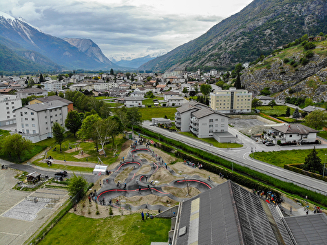 Eröffnung Pumptrack Steg