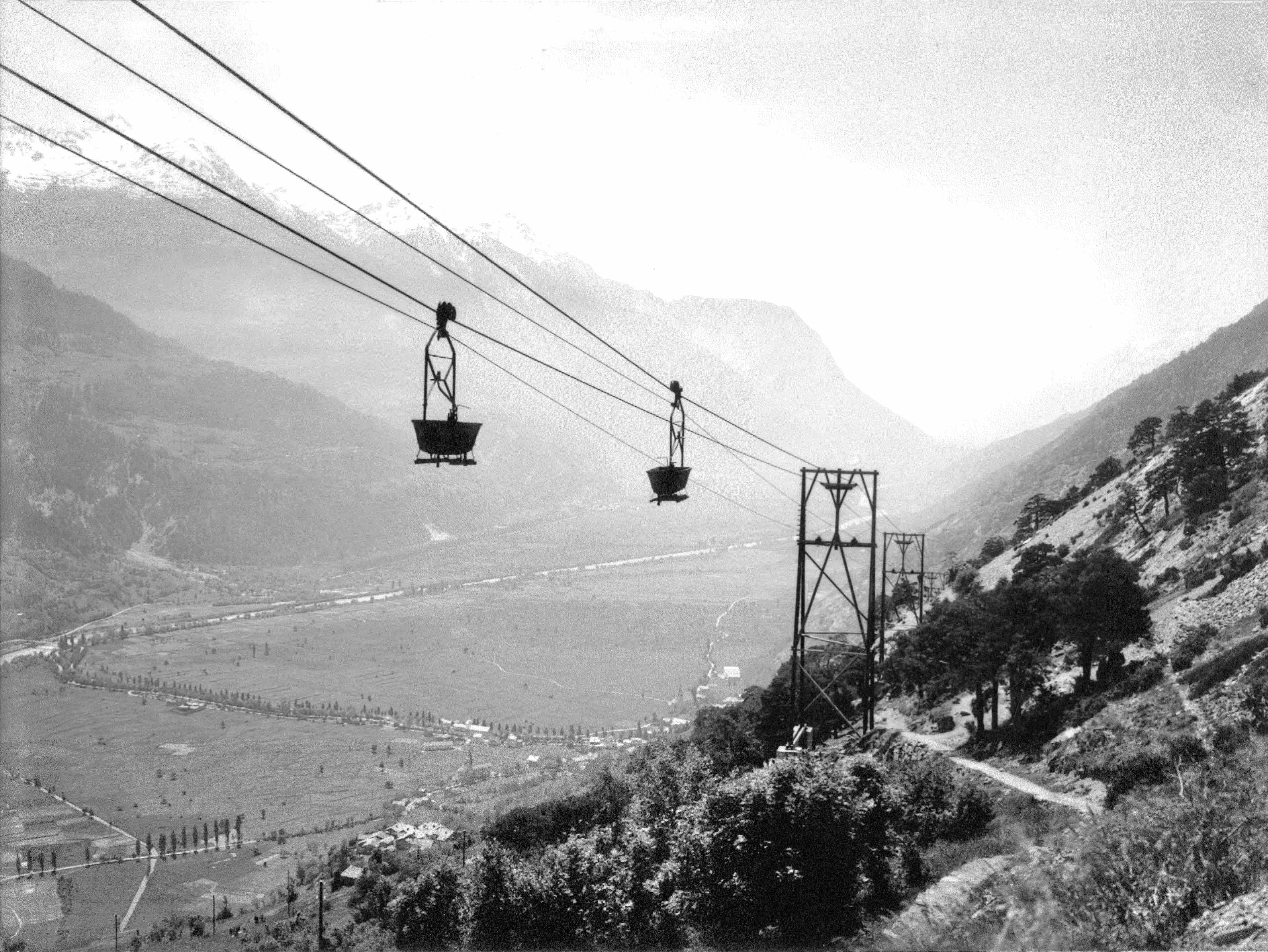 Seilbahn nach Station Hohtenn