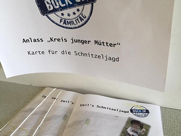 Famiientag Kreis junger Mütter
