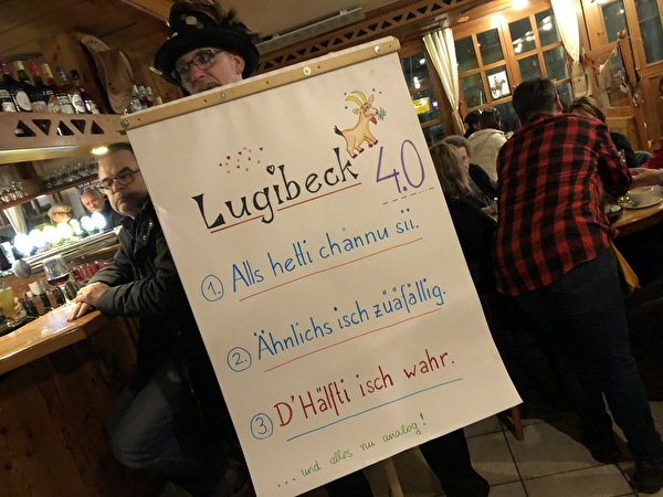 Schnitzelbankgruppe Lugibeck 2020