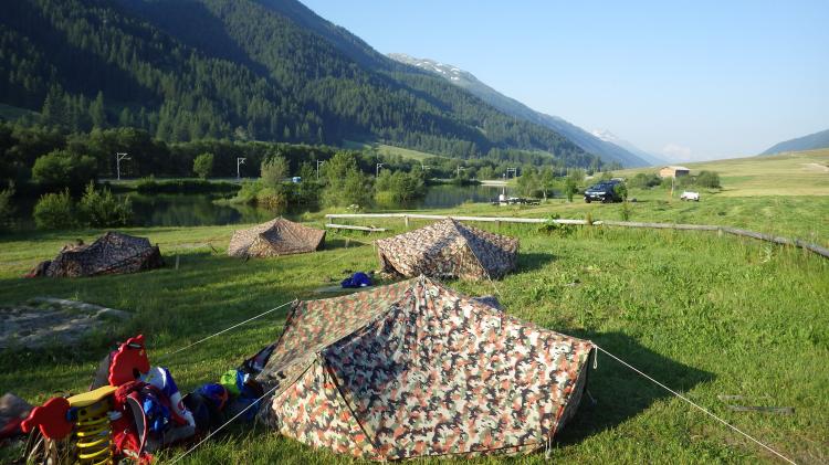 Sommerlager in Ritzingen Blauring und Jugend Gampel