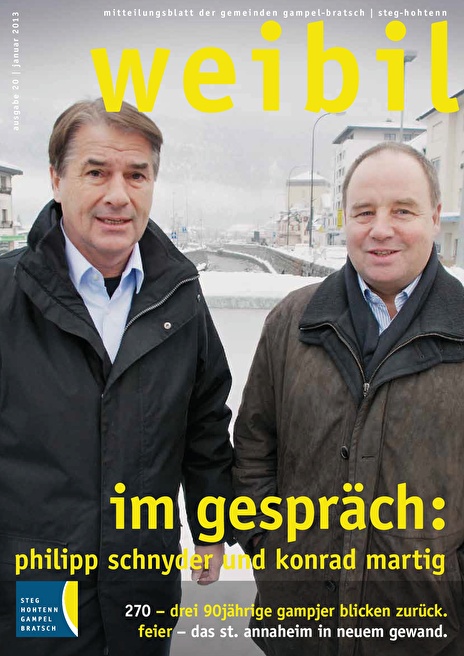 Philipp Schnyder und Konrad Martig