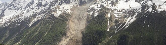 Fels- und Gletscherabbruch Blatten im Lötschental