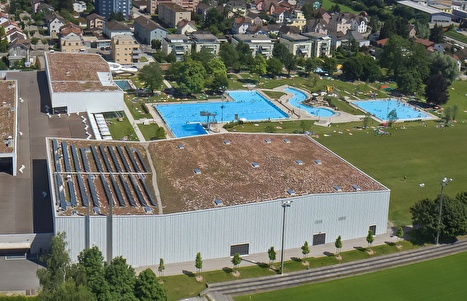 Sportanlage Bergholz mit Photovoltaikanlage