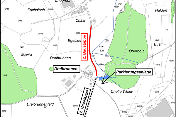 Bauarbeiten Mörikonerstrasse