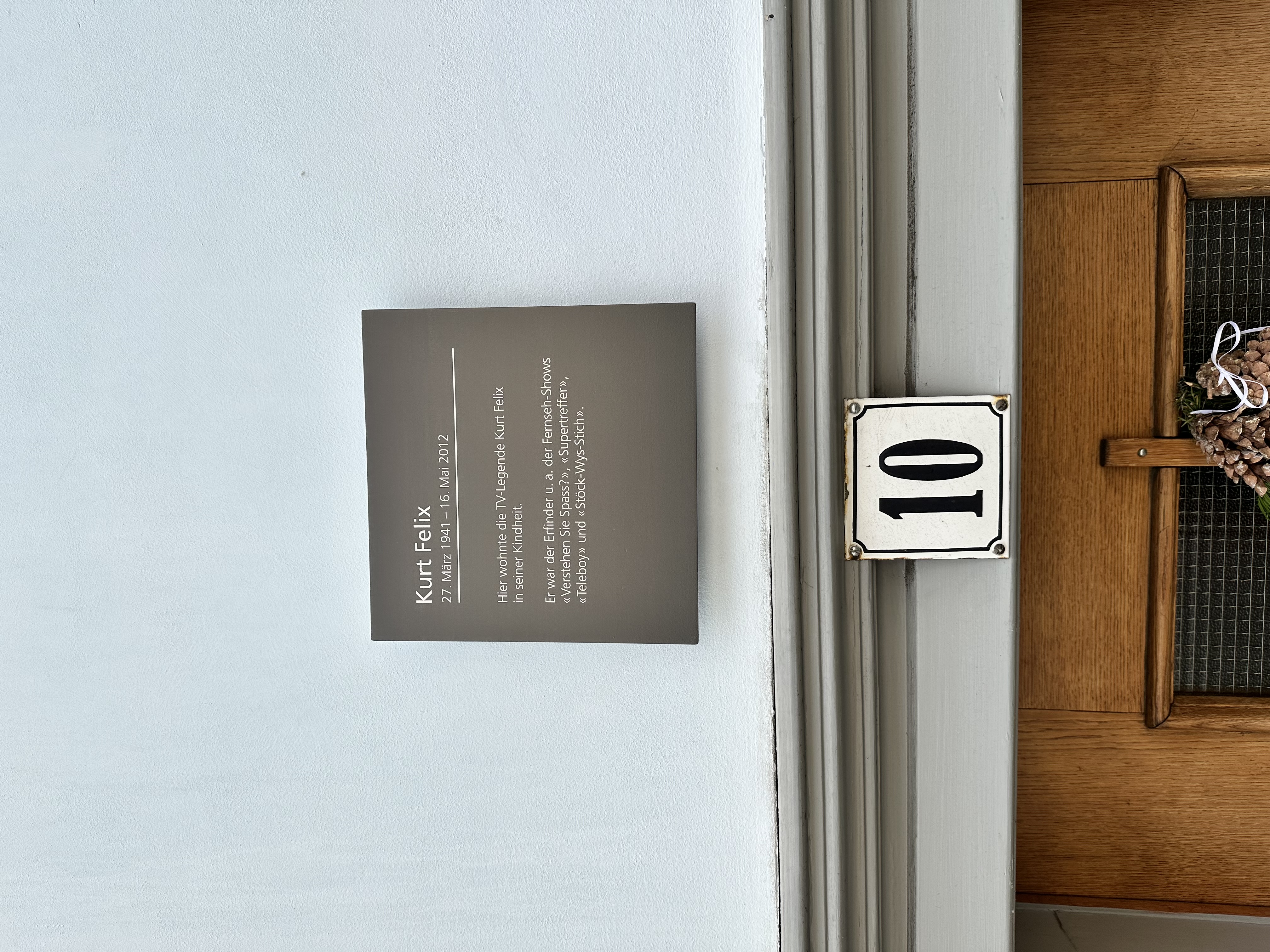 Gedenktafel