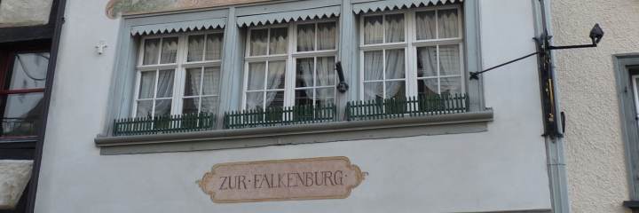Fassade des Restaurants Falkenburg