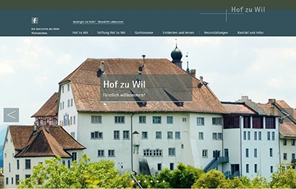Website Hof zu Wil