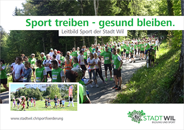 Sport treiben - gesund bleiben.