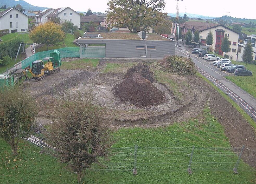 Baustellenansicht Kindergarten Schübelbach