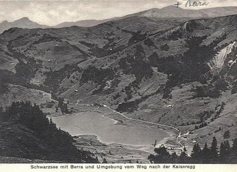 Sehr alte Foto von Schwarzsee