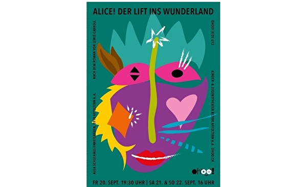 Plakat Alice! Der Lift ins Wunderland