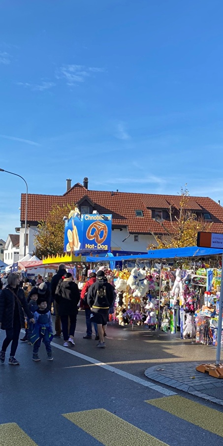 Zwei Mal im Jahr findet in Affoltern am Albis ein Warenmarkt mit Chilbi statt.