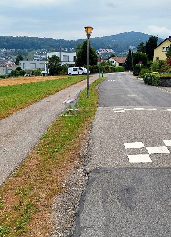 Ein Teil der Heimpelstrasse, der unter Berücksichtigung der Schwammstadt-Prinzipien saniert werden soll.