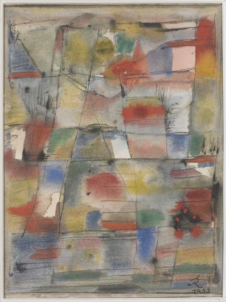 1953
Hans Reichel
1892-1958
Aquarell auf Papier
Bildmass: 29x22 cm
Inventar: WEK 0029