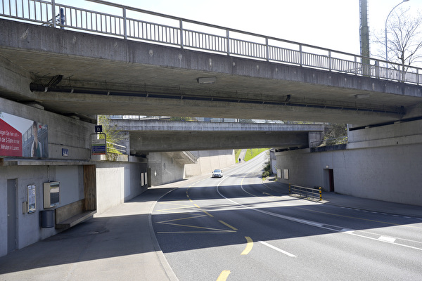 Unterführung Bahnhof Emmenbrücke Kapf