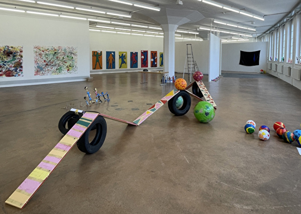 Eine Ausstellung.