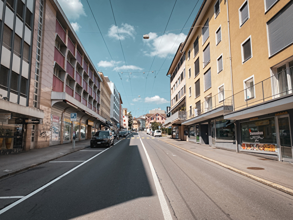 Gerliswilstrasse Blick Richtung Sonnenplatz.