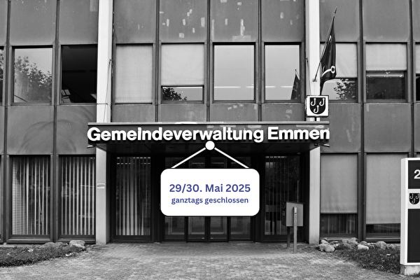 Verwaltung geschlossen