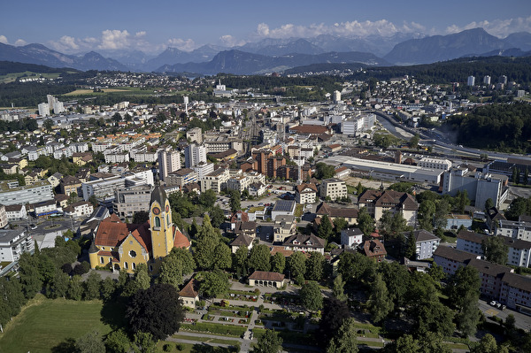 Lage der Gemeinde Emmen