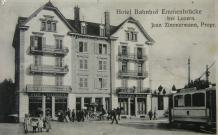 Hotel Bahnhof Emmenbrücke um 1905