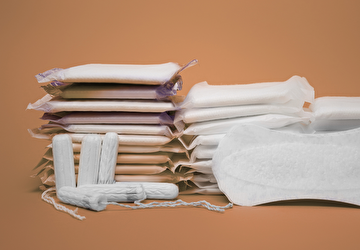 Tampons und Binden