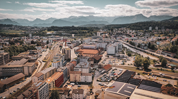 Blick auf Viscosistadt
