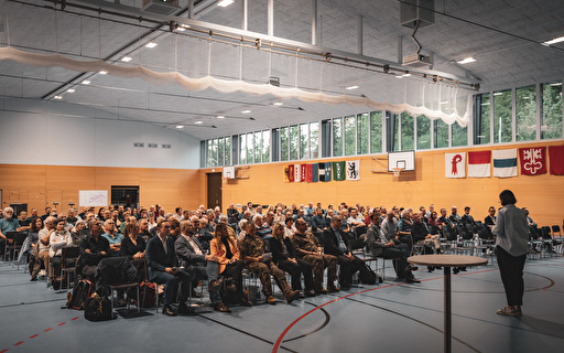 Infoanlass zum F-35 und Lärmschutz.