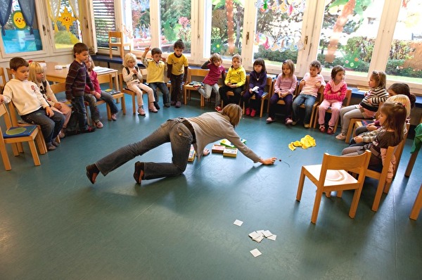 In der Volksschule Emmen